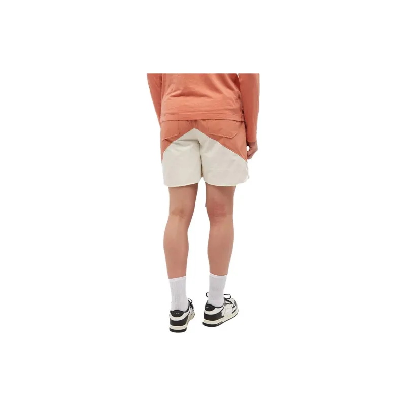 RHUDE Casual Shorts Men Orange-3