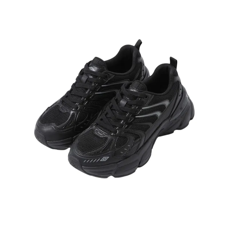 Umbro Anti Slip Wear Resistant Low Top Running Shoes Unisex Black-1