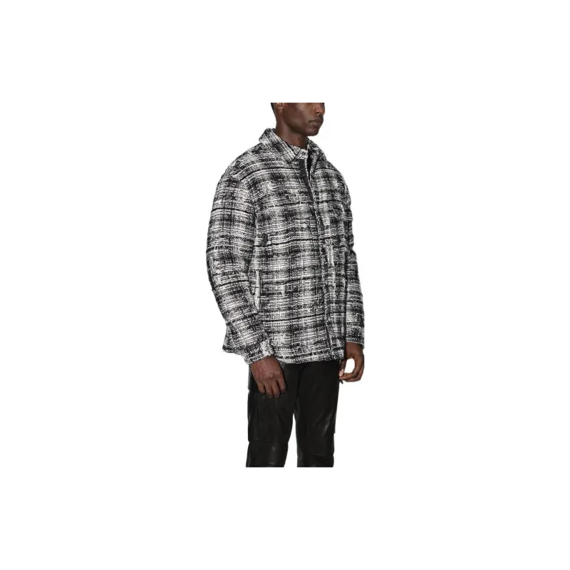 AMIRI Tweed Padded Overshirt-4