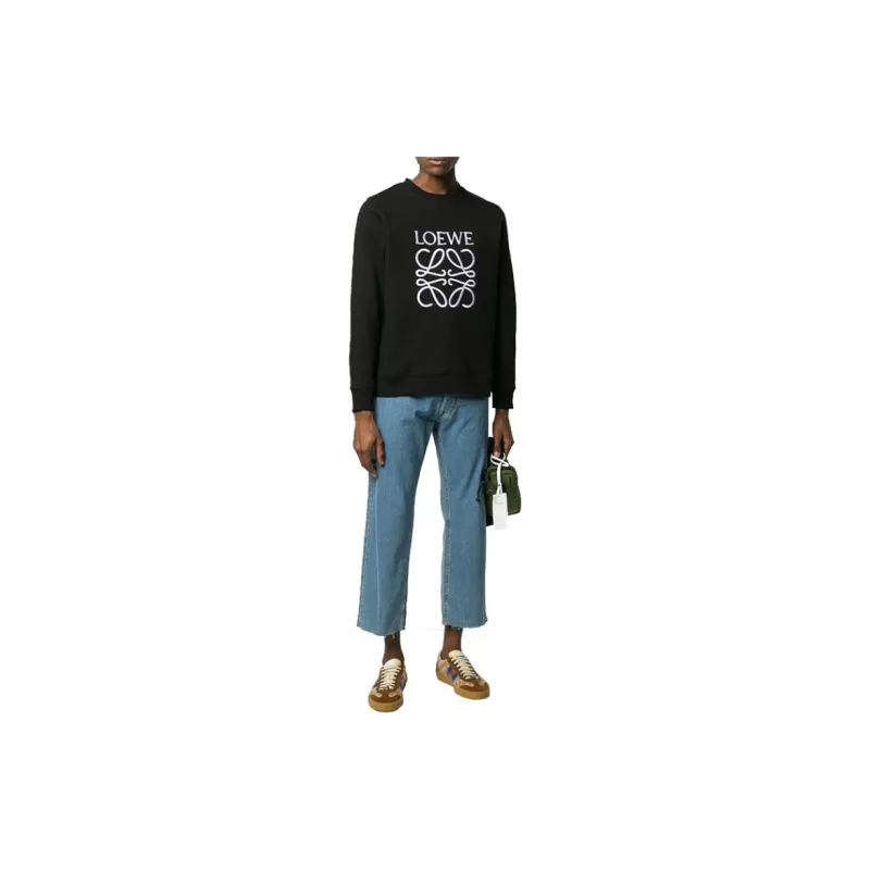LOEWE Sweatshirts Men Black-1