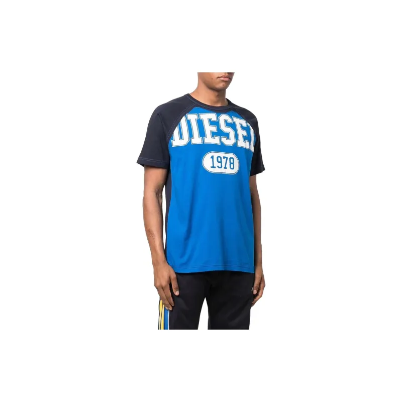 DIESEL T Shirts Men Blue-3