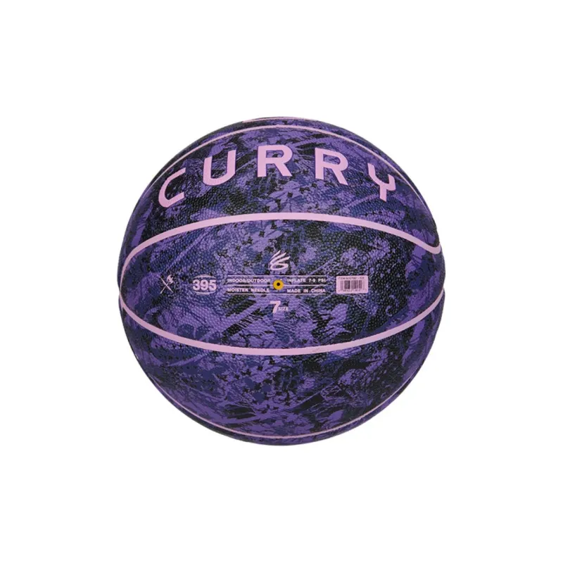 Under Armour CURRY 395 Pangu Collection PU Basketball Purple Collector's Level Size 7 Ball Training Competition Unisex-1