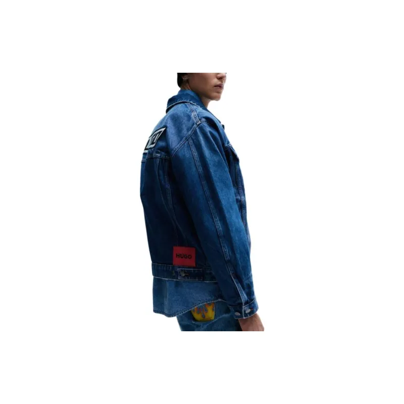 HUGO BOSS SS24 Denim Jacket Men's Blue-2