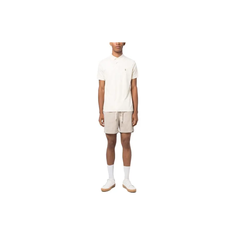 Polo Ralph Lauren Logo Embroidered Corduroy Shorts-1