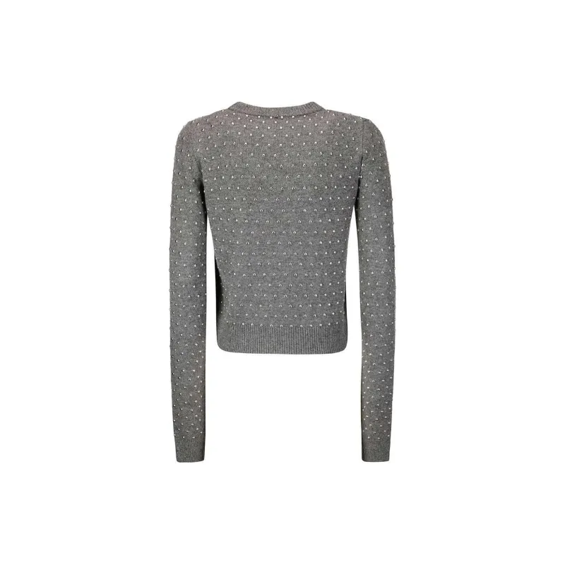 SportMax Embellished Crewneck Long Sleeved Jumper-1