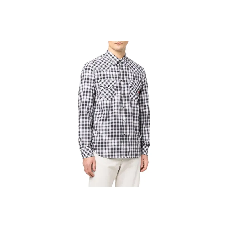 DIESEL Shirts Men Gray-2