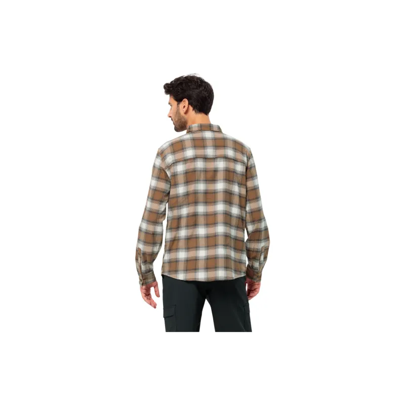 Jack Wolfskin Wanderweg Shirt M Shirt Men's Green-5