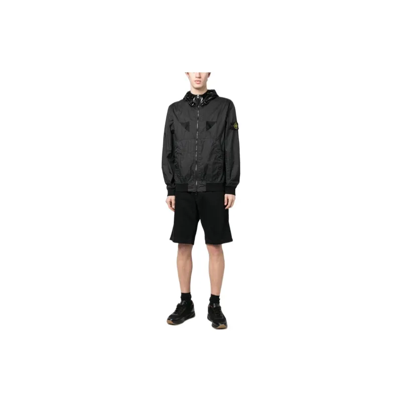 STONE ISLAND Jackets Coats Men's Black-2