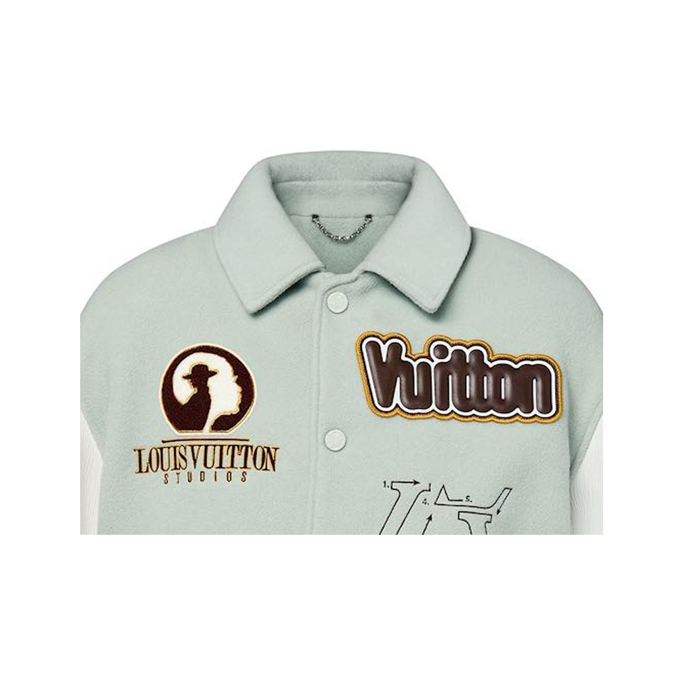 LOUIS VUITTON Varsity Leather Blouson - Cheap Rcj Jordan Outlet LOUIS VUITTON Varsity Leather Blouson - Cheap Rcj Jordan Outlet