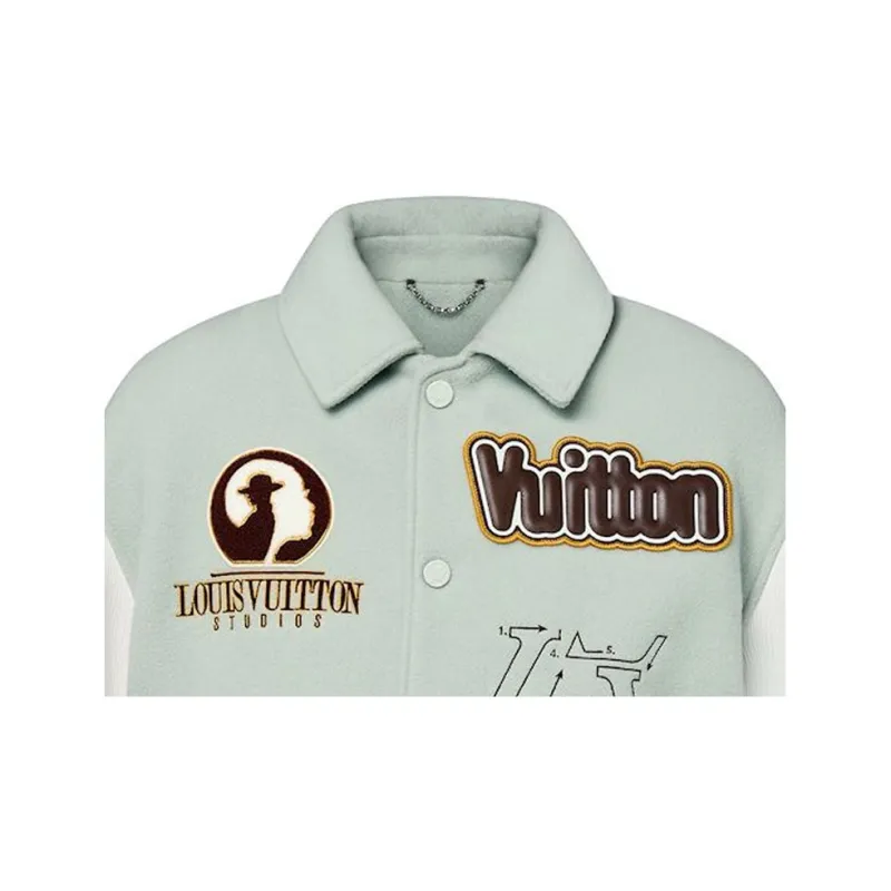 LOUIS VUITTON Varsity Leather Blouson-1