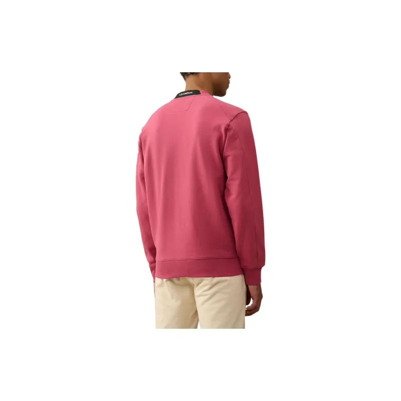 C.P.Company Diagonal Raised Fleece Sweatshirt Men's Pink-2