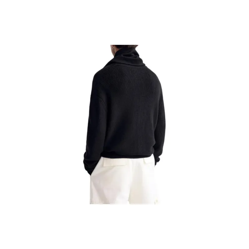 ZARA Sweaters Men Black-3