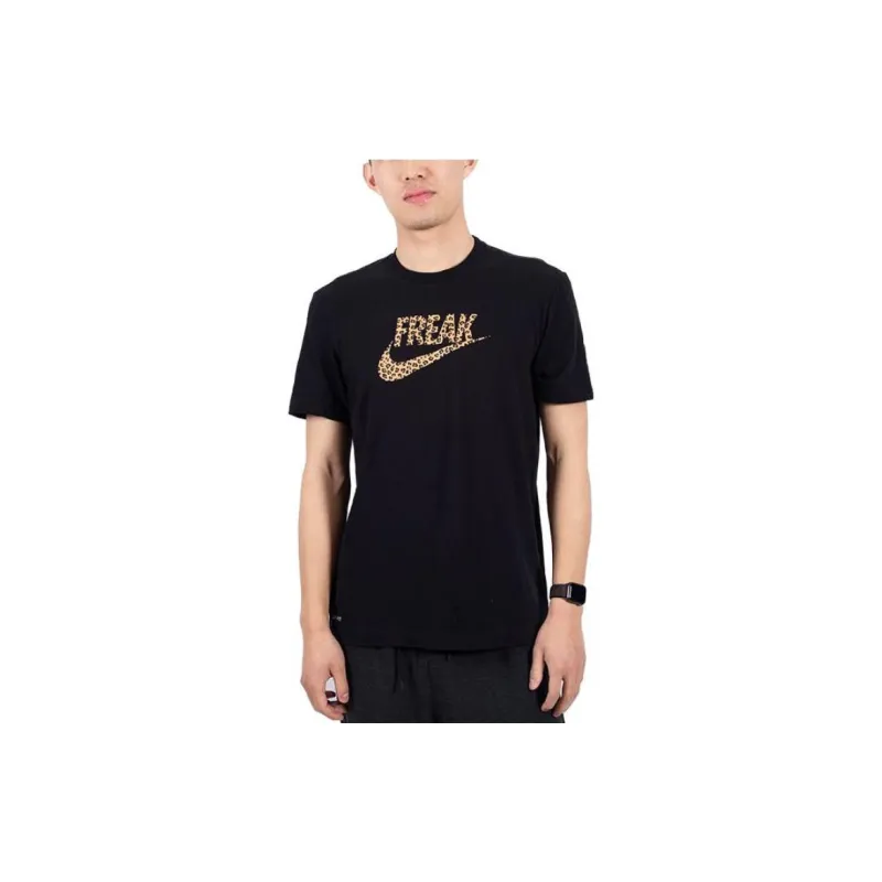 Nike T Shirts Men Black-1