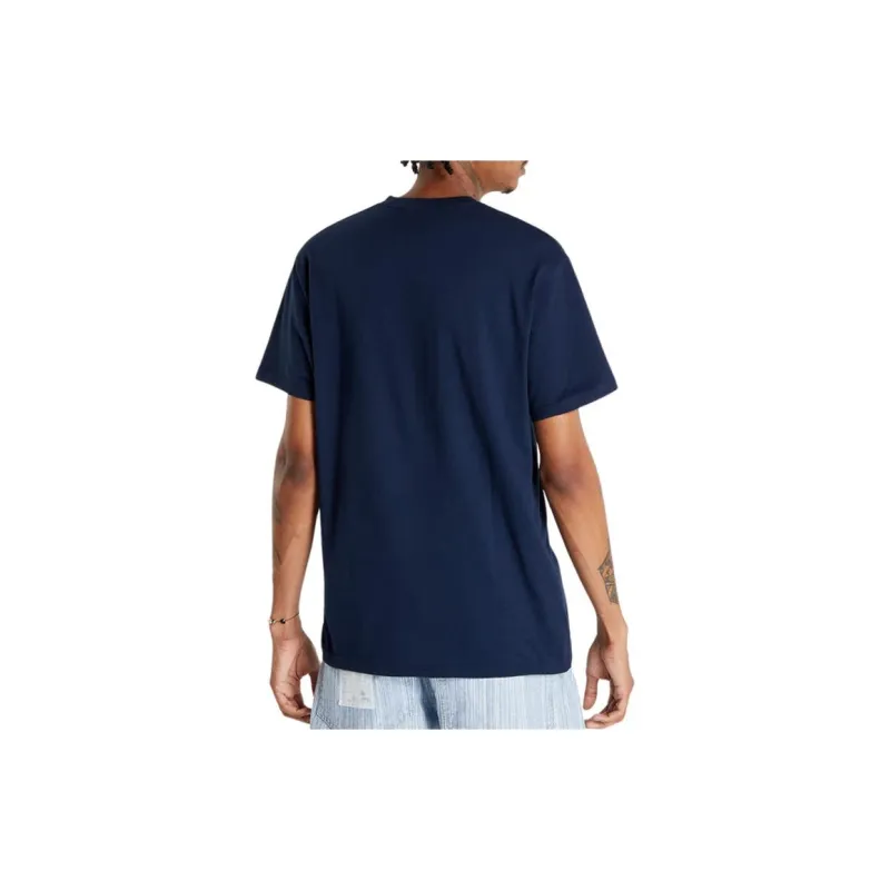 Vans T Shirts Men Marine Blue-5