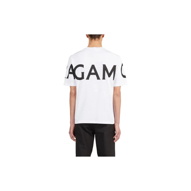 FERRAGAMO Logo-print Cotton T-shirt-4