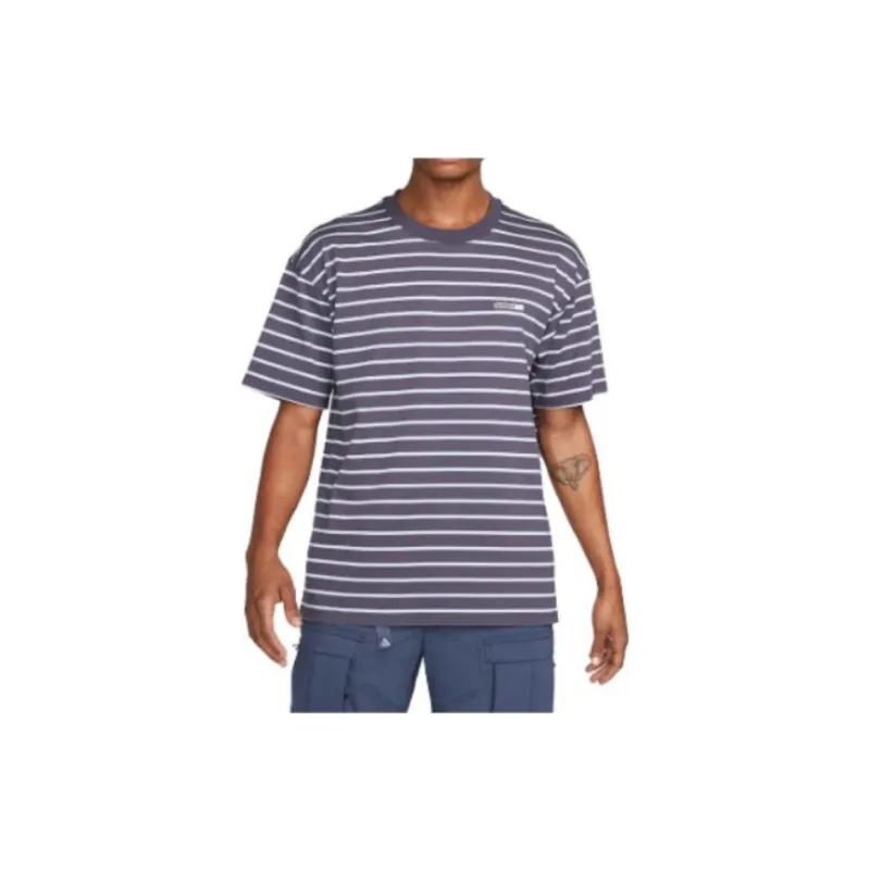 Nike T Shirts Men Purple-2