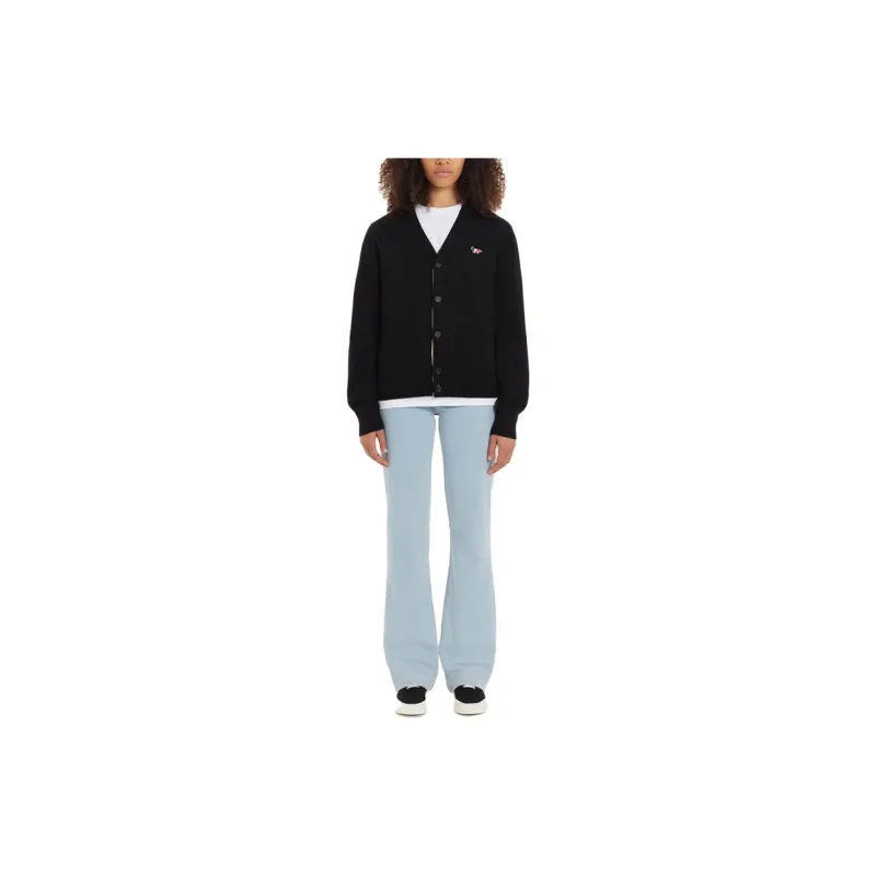 Maison Kitsune Knitwear Unisex Navy Blue-1