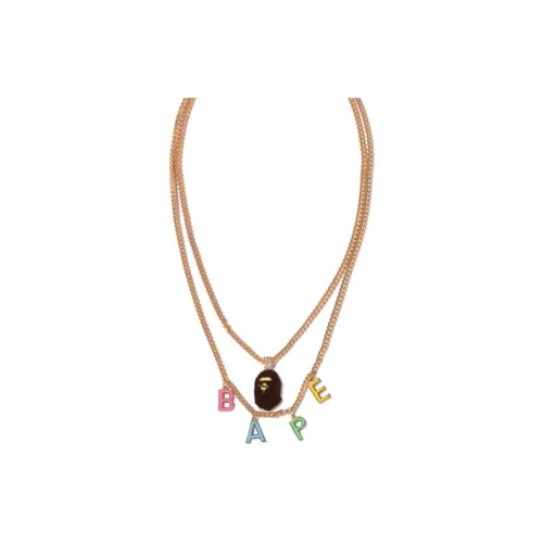 A BATHING APE Necklaces Women's Pink