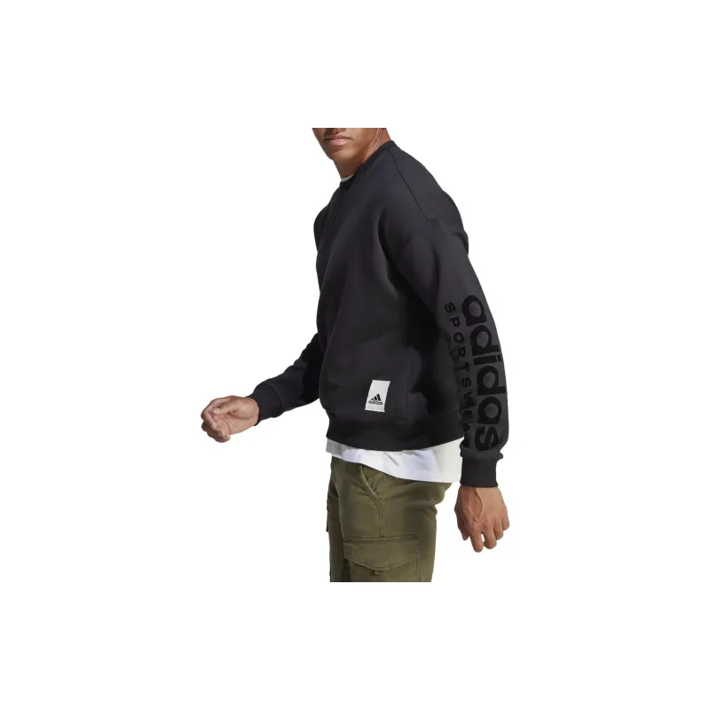 Adidas Sweatshirts Men Black-4