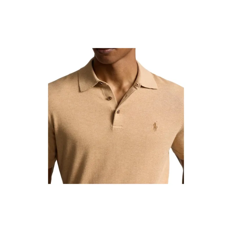 Polo Ralph Lauren SS24 Polo Shirt Men's Camel-4