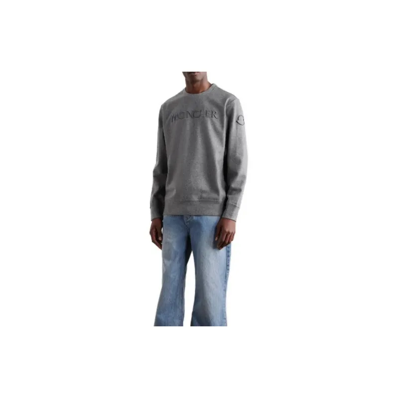 Moncler Logo embroidered Jersey fleece Sweatshirt-2