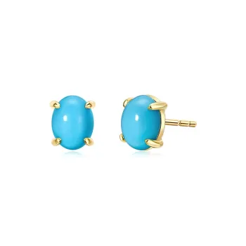 IL&CO. Turquoise Stud Earrings Women's