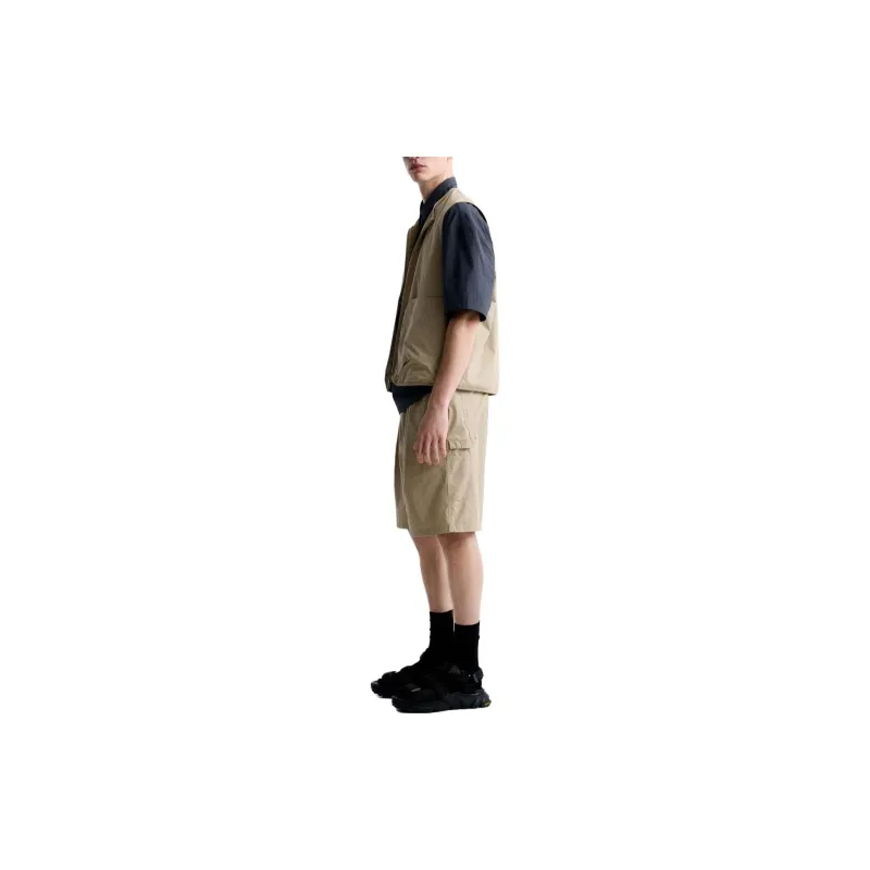 ZARA Casual Shorts Men Brown-5