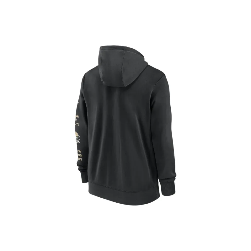 Nike New Orleans Saints Club Men's Nike Nfl Full-Zip Hoodie-1