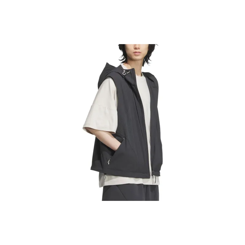 Adidas FUTURE STYLE WOVEN VEST Men's Carbon Black-3
