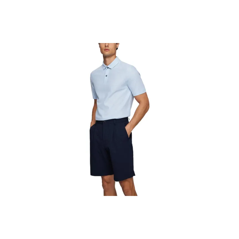 HUGO BOSS Polo Shirts Men Light Blue-2