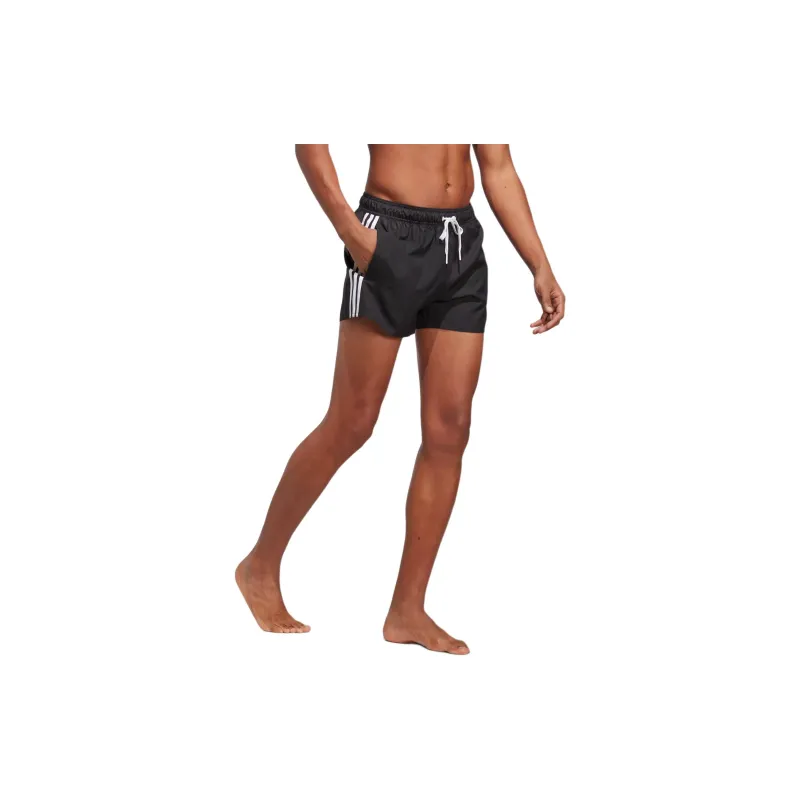 Adidas 3 Stripes Clx Very Short Length Swim Shorts Swimming Shorts Men's Black-3