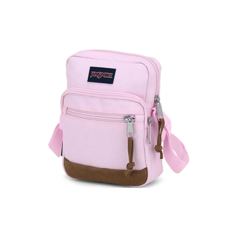 JanSport Suede Crossbody Bag Women's Pink-1