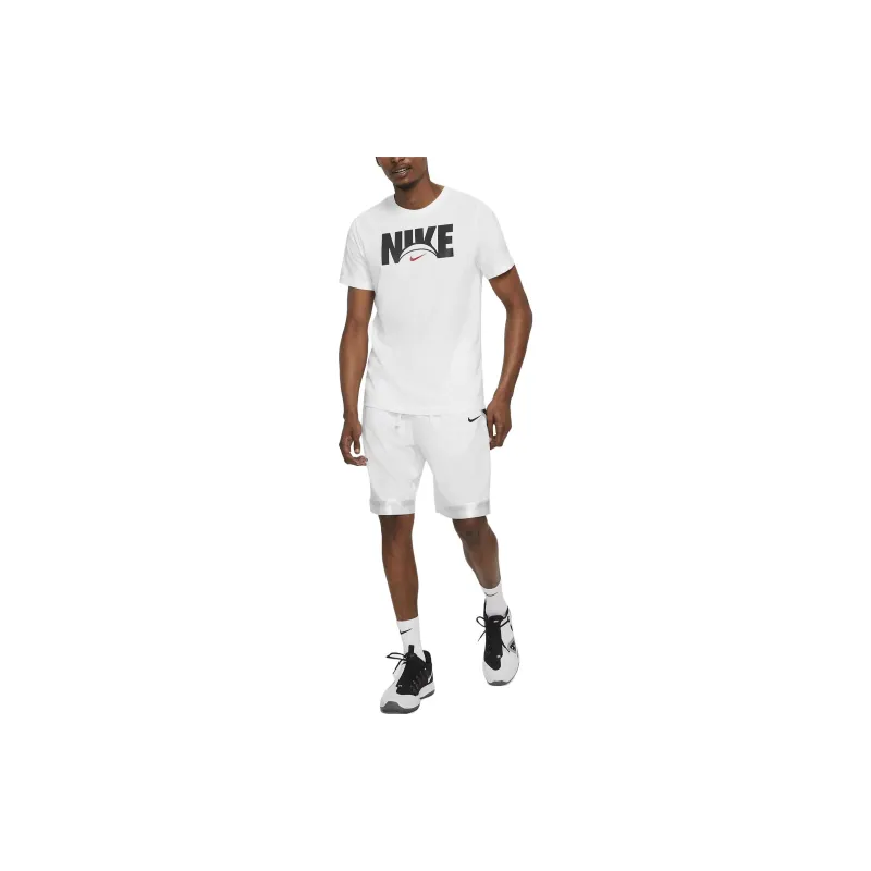 Nike Basketball Shorts Men's White-3
