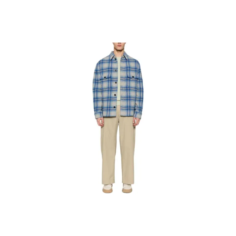 ISABEL MARANT Kervon Plaid Shirt Jacket-1
