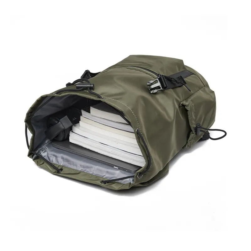 MOYYI Oxford Backpack Regular Unisex Green/Black-2