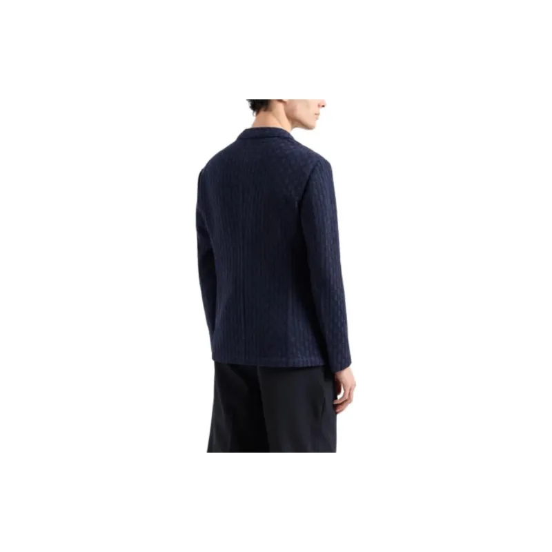 EMPORIO ARMANI V neck Wool Blazer-3