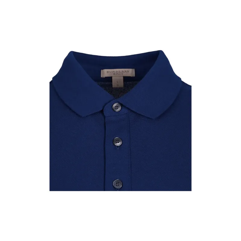 Burberry Polo Shirt Men's Dark Blue-4