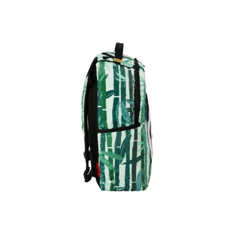 SPRAYGROUND Polyester Backpack Large Size Unisex Lake Green/Orange/Burgundy-1