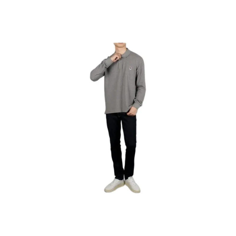 Paul Smith Zebra Logo Long Sleeved Polo Shirt-1