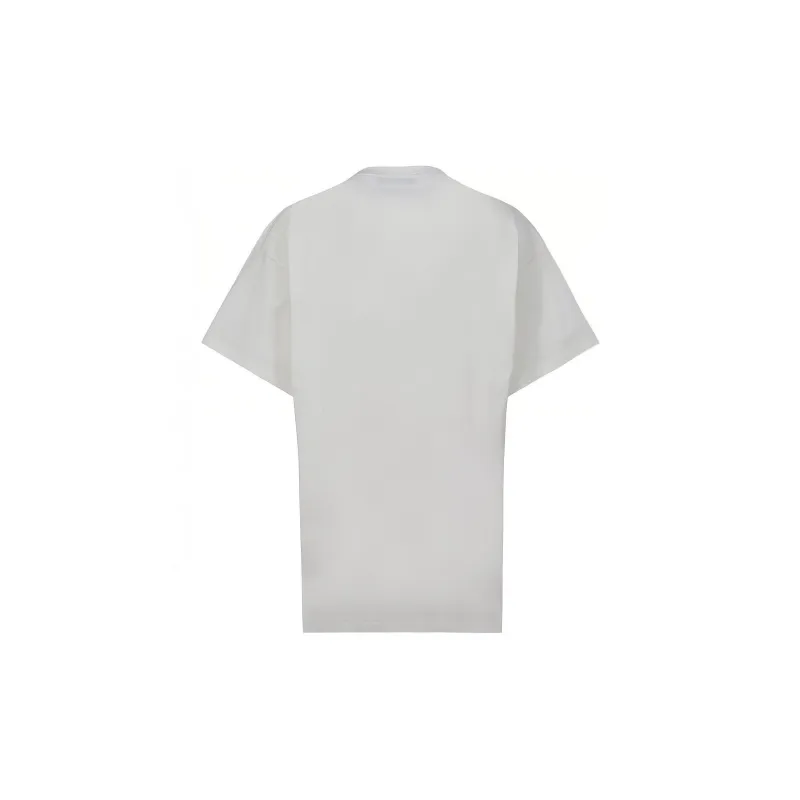 Balenciaga SS22 T Shirt Loose Fit Style Men's White-7