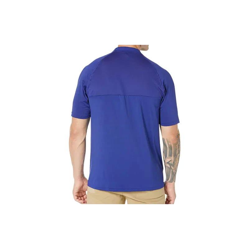 Adidas Sport Collar Golf Shirt Polo Shirt Men's Traditional Indigo-1