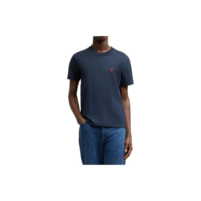 AMIPARIS Paris Ami De Coeur Logo Embroidered Crewneck T Shirt-2