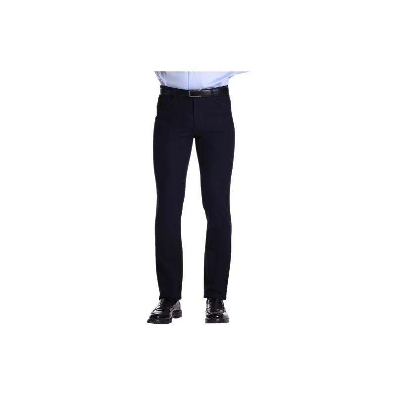 Francesco Totti Suit Trouser Men's Black Navy Blue-2