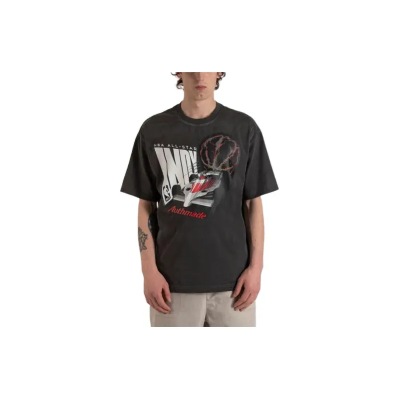 NBA x Authmade SS24 T-Shirt Unisex Gray-2