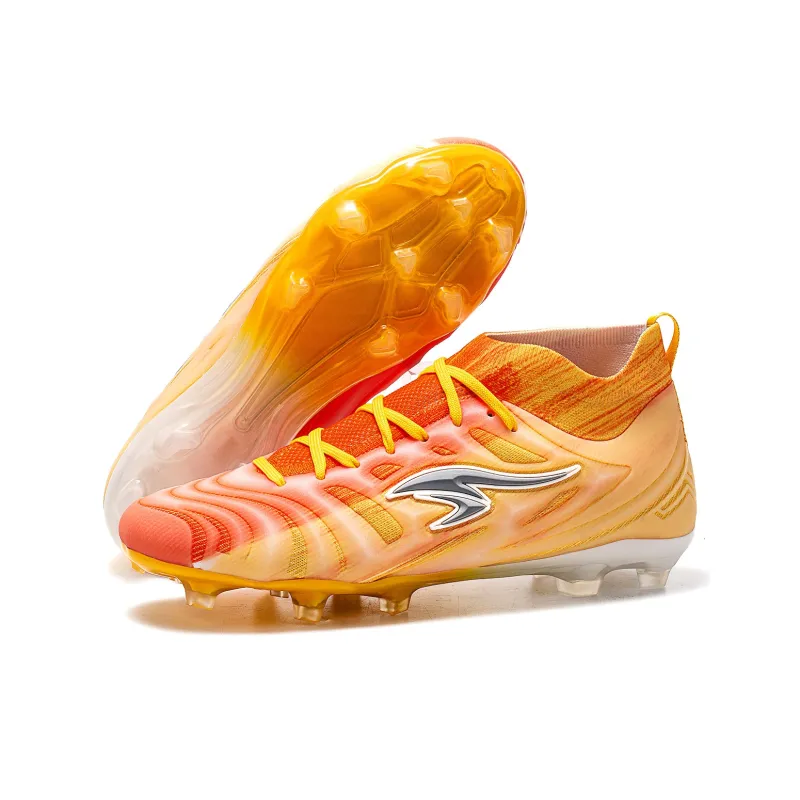 SUNAIS MG Rubber Short Studs TF Rubber Broken Studs Artificial Ground, Natural Ground Breathable Soccer Shoes Unisex-39