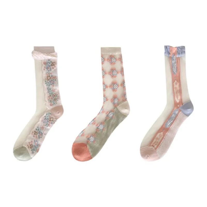 Cheemy Free Mid Calf Socks Women's Combo Set-3