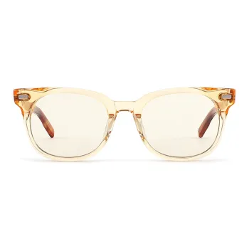 Fakeme Plate Square Sunglasses Unisex Yellow