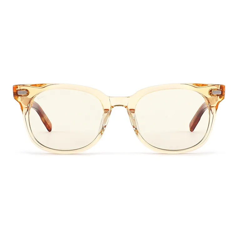 Fakeme Plate Square Sunglasses Unisex Yellow-0