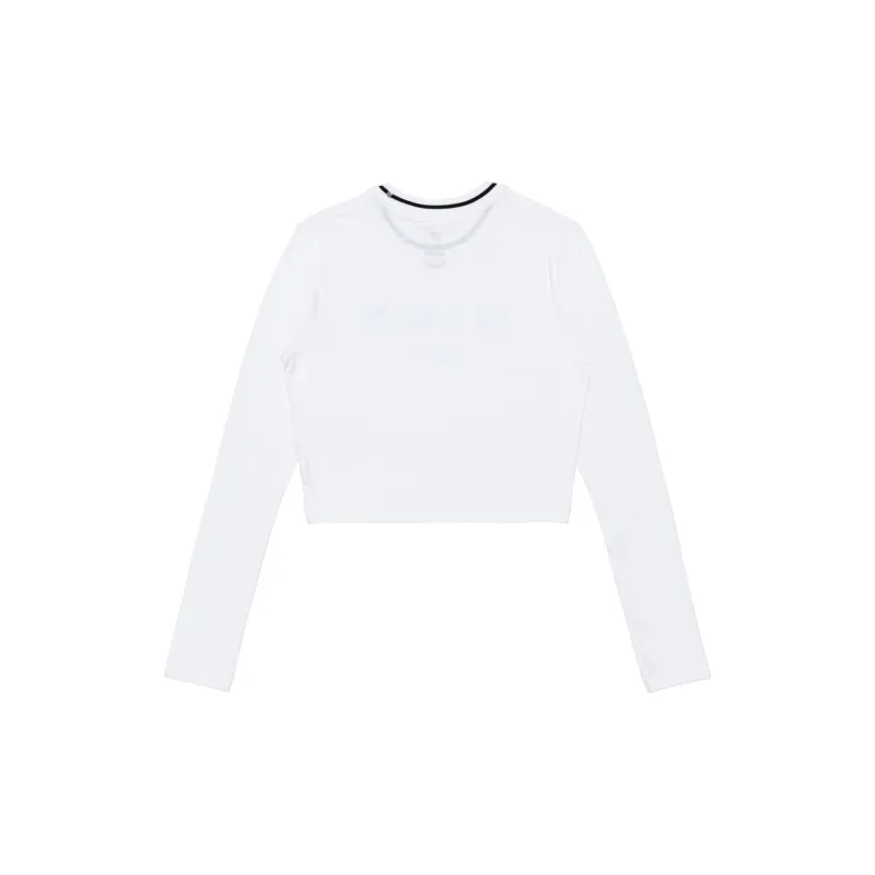 Nike Sportswear Chill Knit Crop Tops Women's White-1