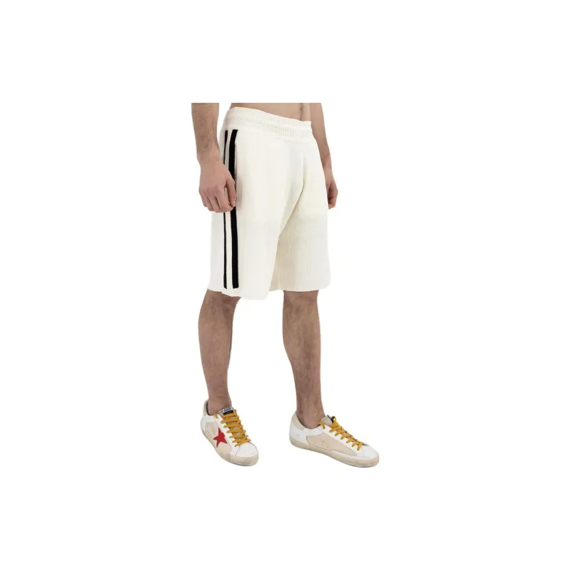 Golden Goose Lionel Striped Knitted Shorts-3